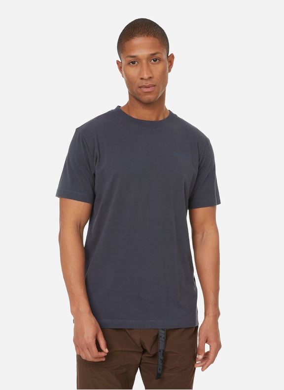 T-shirt col rond en coton Gris by OFF WHITE OFF WHITE T-shirt col rond en coton Gris