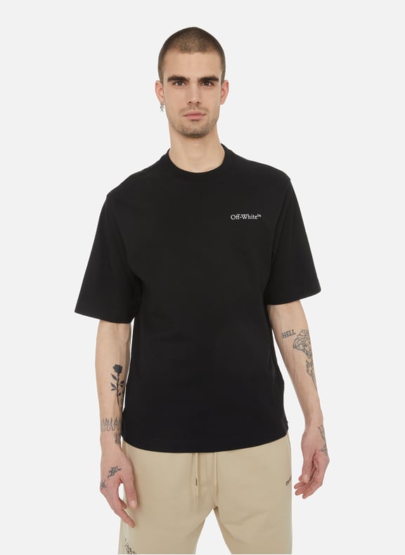T-shirt en coton Noir by OFF WHITE OFF WHITE T-shirt en coton Noir