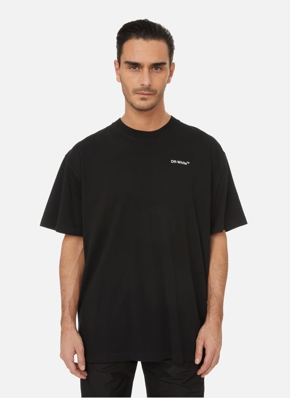 T-shirt oversize en coton Noir by OFF-WHITE OFF-WHITE T-shirt oversize en coton Noir