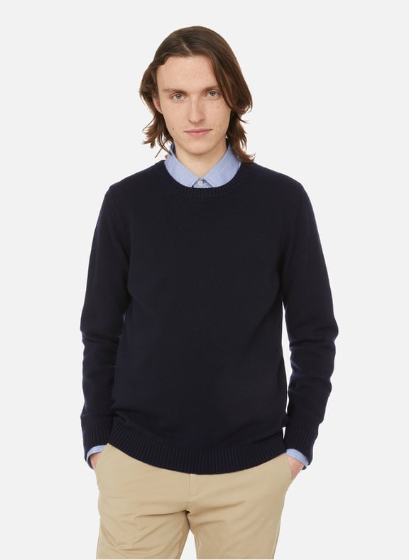 Pull en laine recyclée Bleu by ORGANIC BASICS ORGANIC BASICS Pull en laine recyclée Bleu