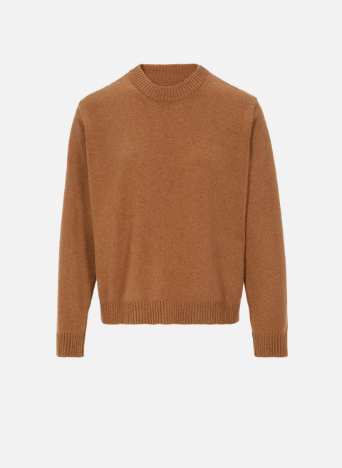 Recycled wool sweater BrownORGANIC BASICS 