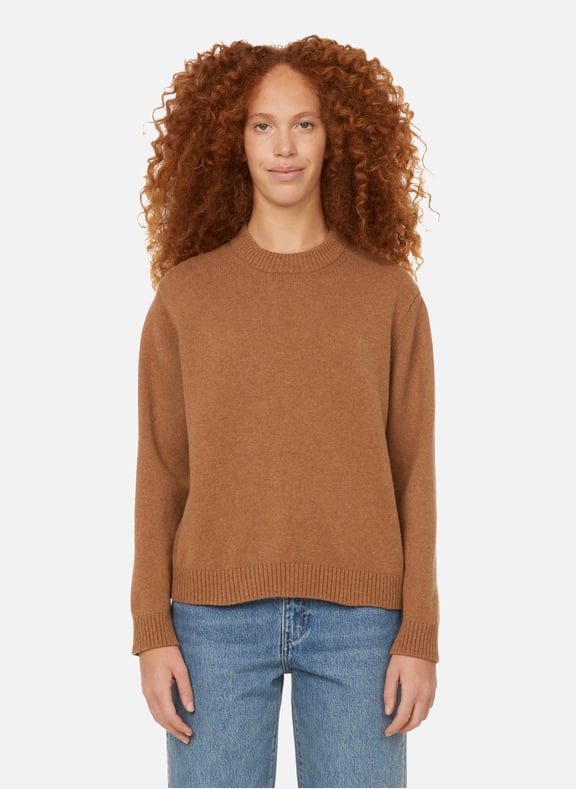 Pull en laine recyclée Marron by ORGANIC BASICS ORGANIC BASICS Pull en laine recyclée Marron