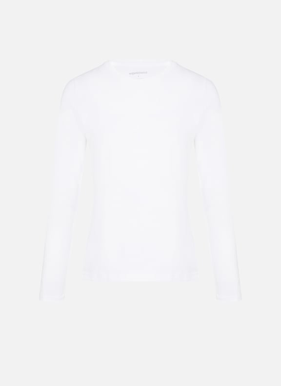 T-shirt à manches longues Blanc by ORGANIC BASICS ORGANIC BASICS T-shirt à manches longues Blanc