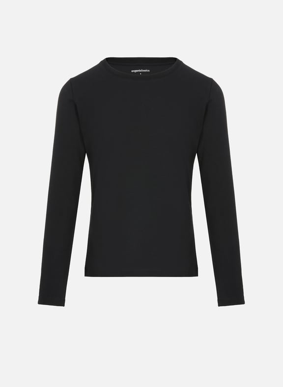T-shirt à manches longues Noir by ORGANIC BASICS ORGANIC BASICS T-shirt à manches longues Noir