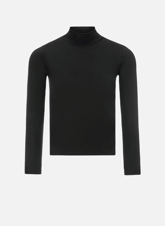 Top à col roulé en lyocell Noir by ORGANIC BASICS ORGANIC BASICS Top à col roulé en lyocell Noir
