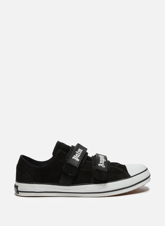 Baskets à scratch en cuir Noir by PALM ANGELS PALM ANGELS Baskets à scratch en cuir Noir