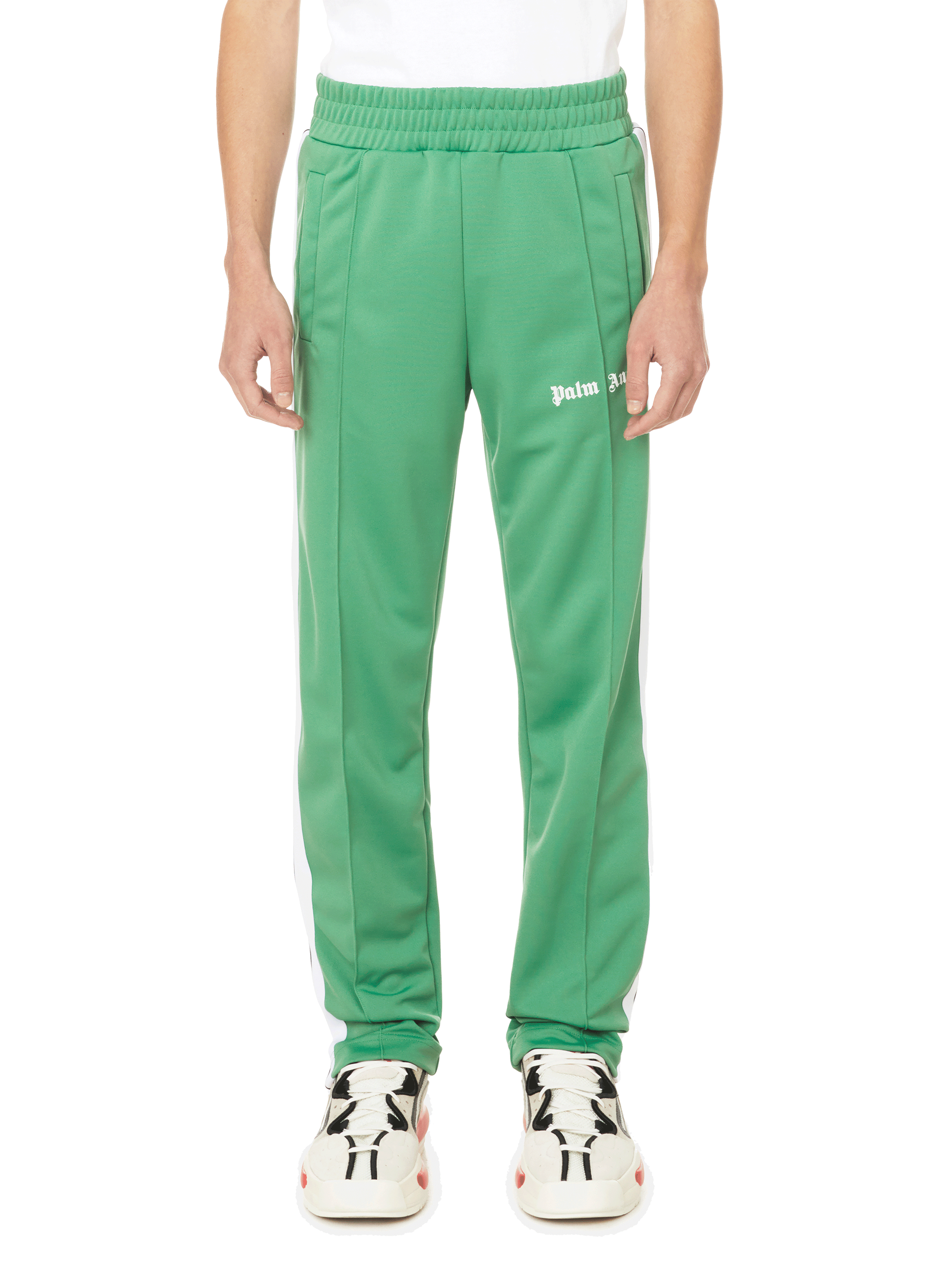 TURQUOISE COUTURE Pantalon Jambe Large Mykonos Palm - Gris Et Blanc Brillant Turquoise Couture 02200084p10490