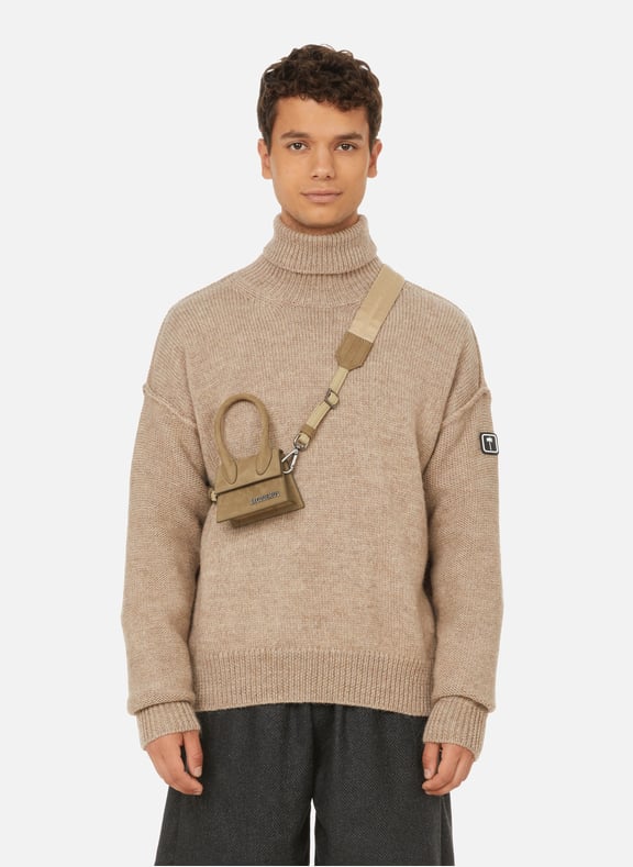 Pull PXP à détail de patch Gris by PALM ANGELS PALM ANGELS Pull PXP à détail de patch Gris