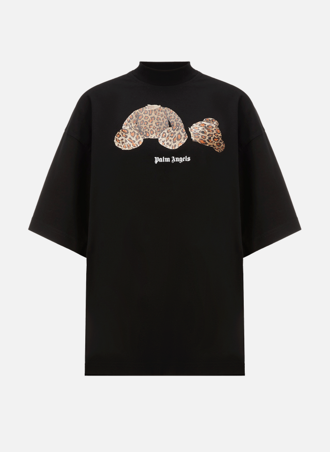 T-shirt oversize Leopard Bear en coton PALM ANGELS