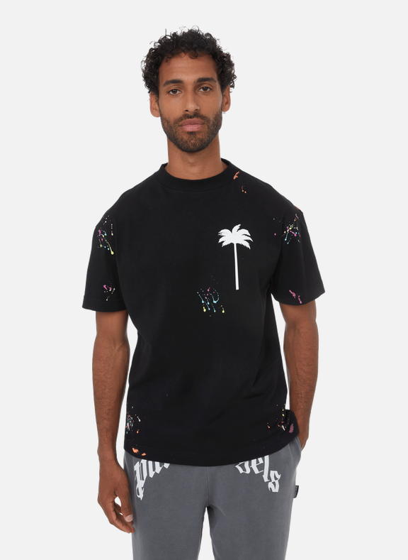 PALM ANGELS T-shirt PXP en coton Noir