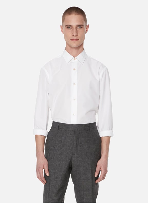 Chemise Artist Stripe en coton Blanc by PAUL SMITH PAUL SMITH Chemise Artist Stripe en coton Blanc