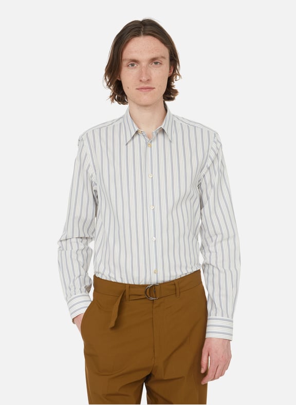 Chemise rayée en coton Bleu by PAUL SMITH PAUL SMITH Chemise rayée en coton Bleu