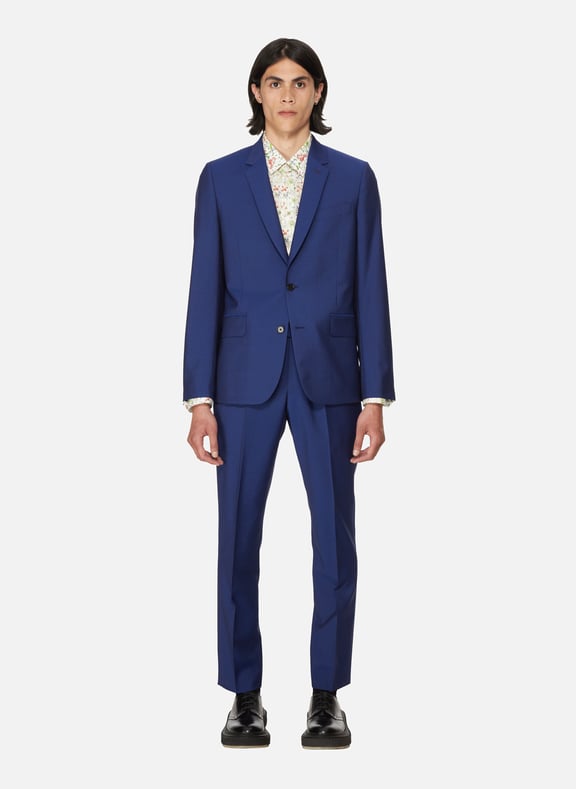 Costume fit en laine et mohair Bleu by PAUL SMITH PAUL SMITH Costume fit en laine et mohair Bleu