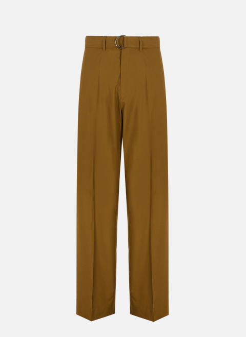 Pantalon de costume large en coton organique VertPAUL SMITH 