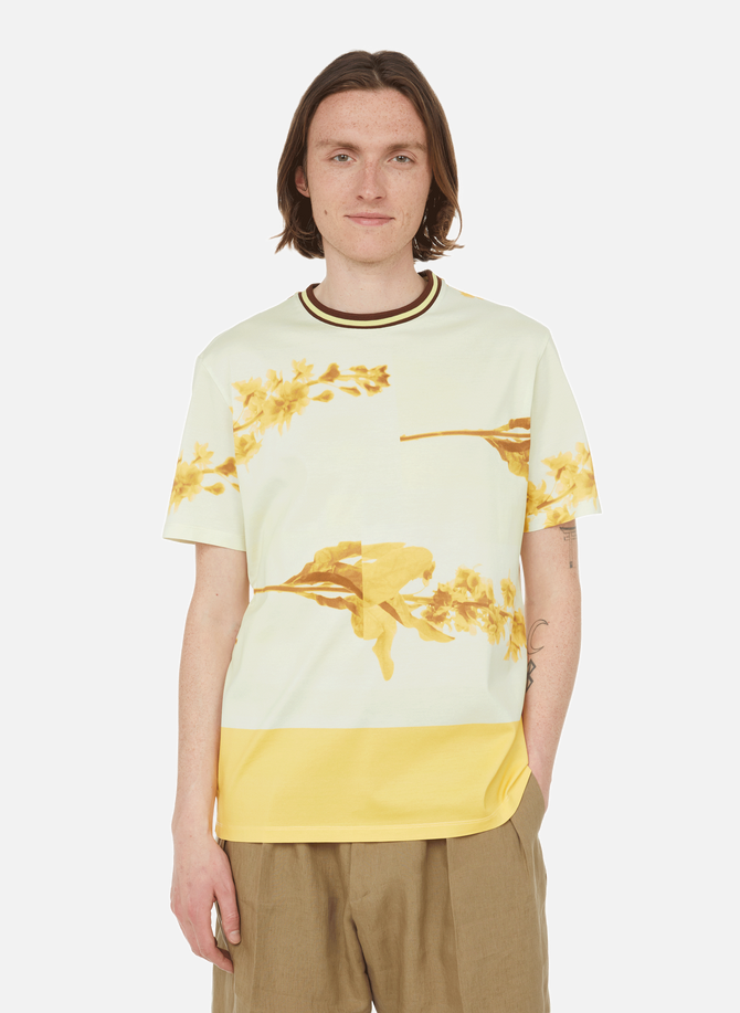 T-shirt à imprimé floral en coton PAUL SMITH