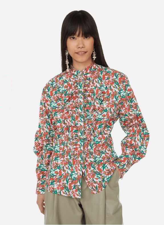 Chemise à imprimé en coton Multicolore by PHILOSOPHY DI LORENZO PHILOSOPHY DI LORENZO Chemise à imprimé en coton Multicolore
