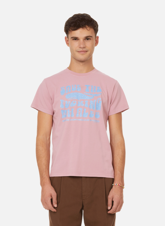 PHIPPS  T-shirt en coton organique Rose