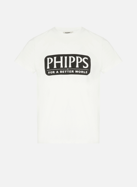 T-Shirt aus Bio-Baumwolle WeißPHIPPS 