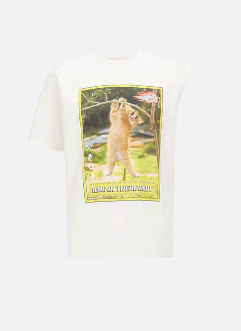 T-shirt Hang in there en coton organique BlancPHIPPS 