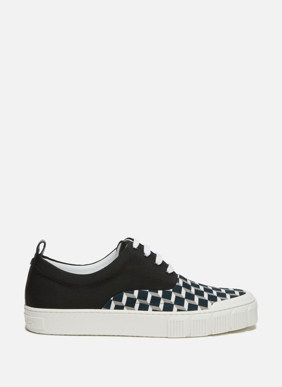 Baskets Ollie en cuir de veau Noir by PIERRE HARDY PIERRE HARDY Baskets Ollie en cuir de veau Noir