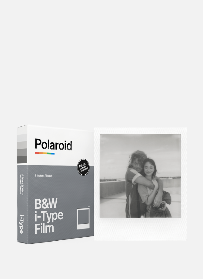 Film instantané polaroid noir et blanc POLAROID