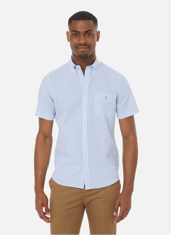 Chemise à rayures en coton Bleu by POLO RALPH LAUREN POLO RALPH LAUREN Chemise à rayures en coton Bleu