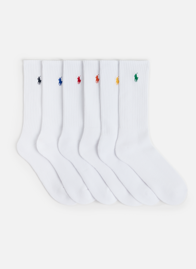 Packung mit 6 Paar hohen Socken von POLO RALPH LAUREN