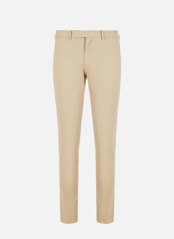 Pantalon chino slim en coton stretch Beige by POLO RALPH LAUREN POLO RALPH LAUREN Pantalon chino slim en coton stretch Beige