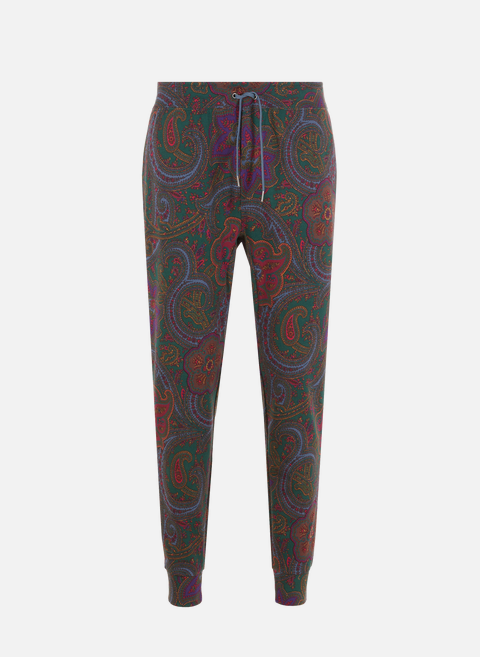 Pantalon de survêtement Paisley en coton mélangé MulticolorePOLO RALPH LAUREN 
