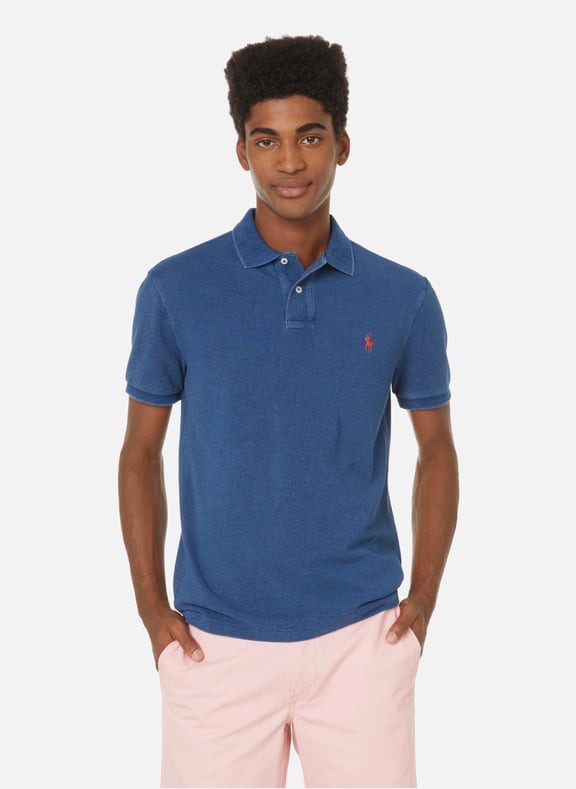 Polo en coton Bleu by POLO RALPH LAUREN POLO RALPH LAUREN Polo en coton Bleu