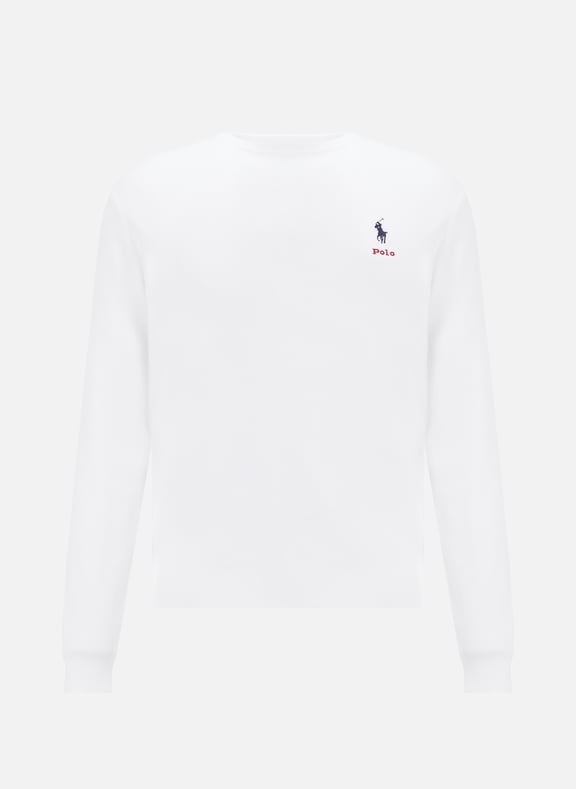 Pull en maille de coton Blanc by POLO RALPH LAUREN POLO RALPH LAUREN Pull en maille de coton Blanc