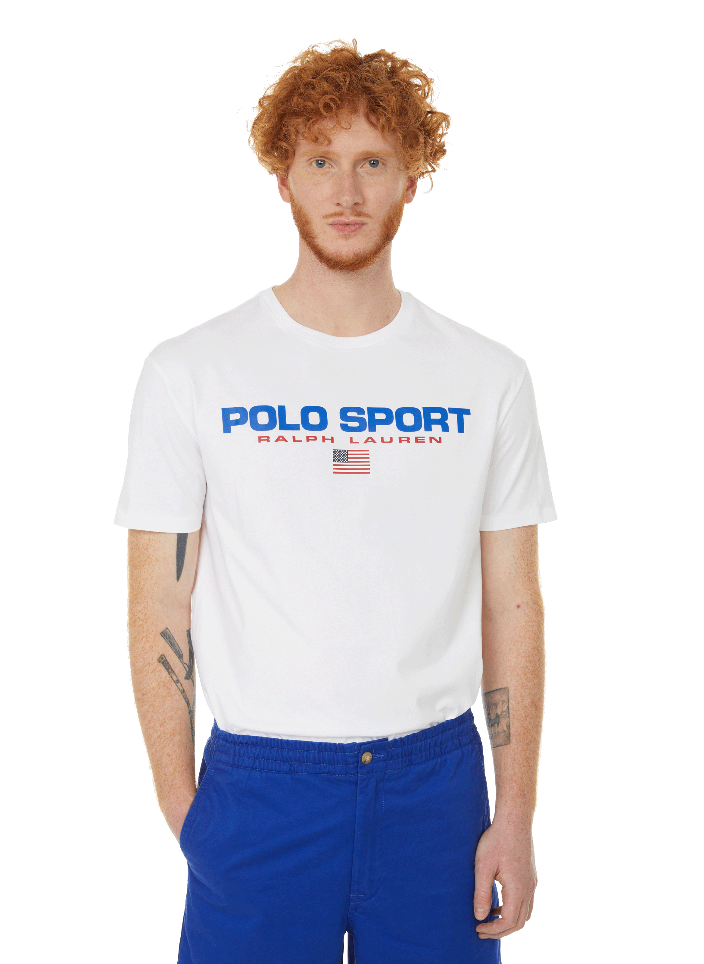 Polo Coton Polo Ralph Lauren pour homme en coloris Blanc Homme T-shirts T-shirts Polo Ralph Lauren 