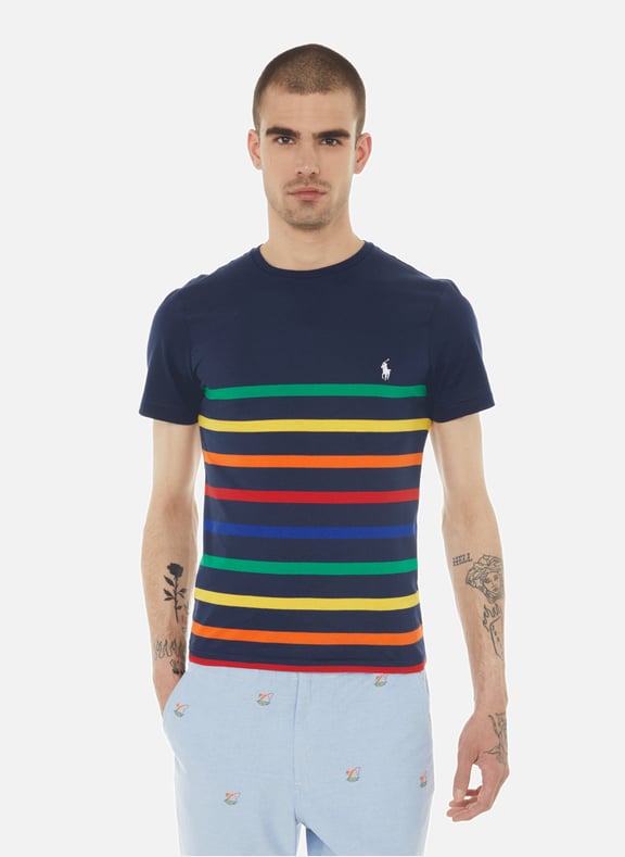 T-shirt en jersey de coton Bleu by POLO RALPH LAUREN POLO RALPH LAUREN T-shirt en jersey de coton Bleu
