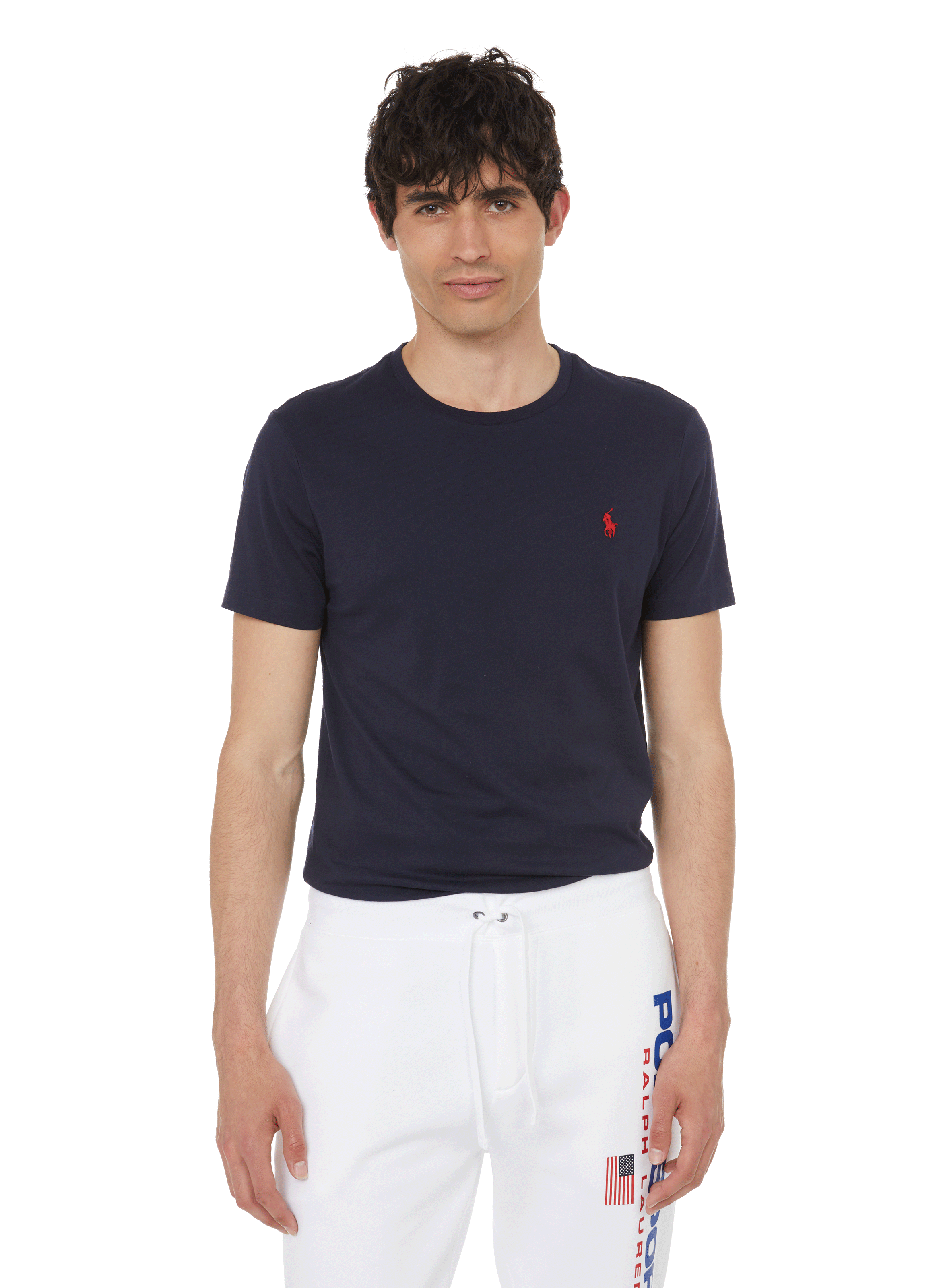Polo manches longues rayé en coton Printemps.com Homme Vêtements Tops & T-shirts T-shirts Polos 
