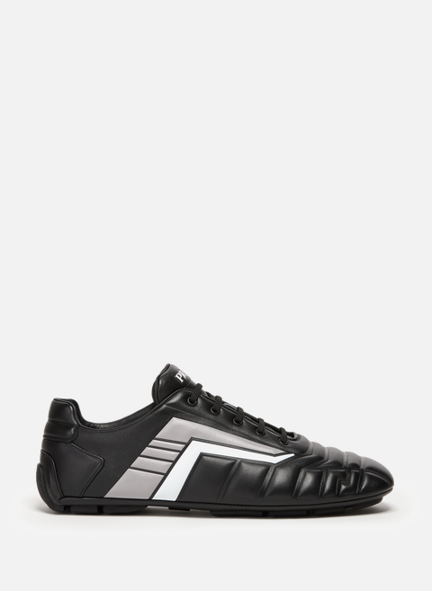 Oxford leather sneakers BlackPRADA 