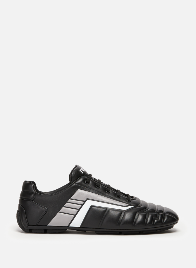 PRADA leather Oxford sneakers