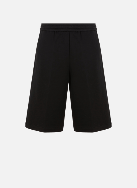 Cotton and nylon Bermuda shorts BlackPRADA 