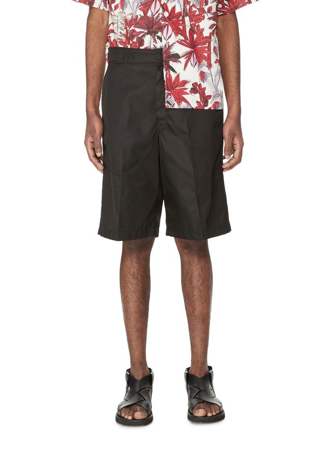 Bermuda-Shorts aus Nylon-Gabardine PRADA