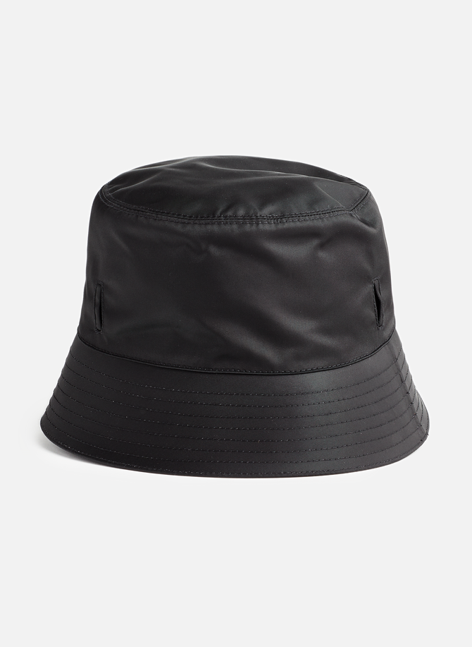 Asymmetric bucket hat in recycled nylon PRADA