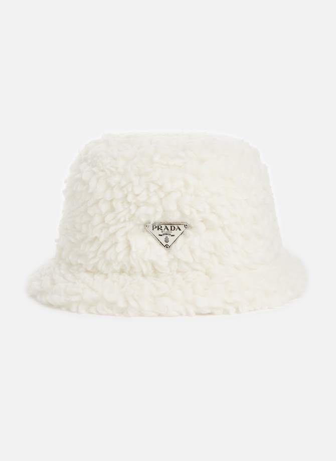 PRADA fleece bucket hat