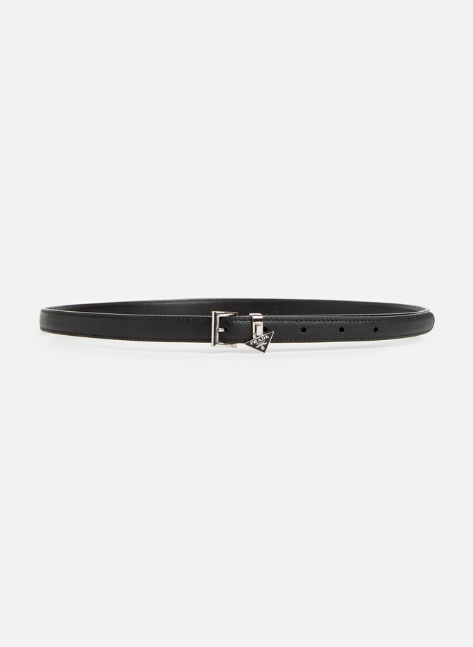 حزام Prada الرفيع من جلد سافيانو PRADA