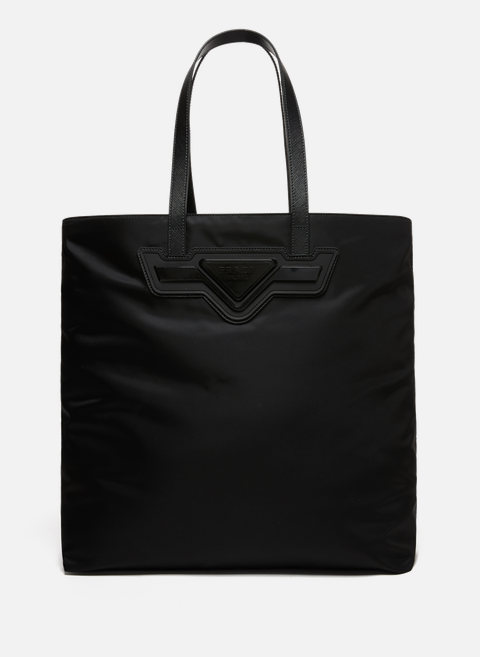 Large nylon tote bag BlackPRADA 
