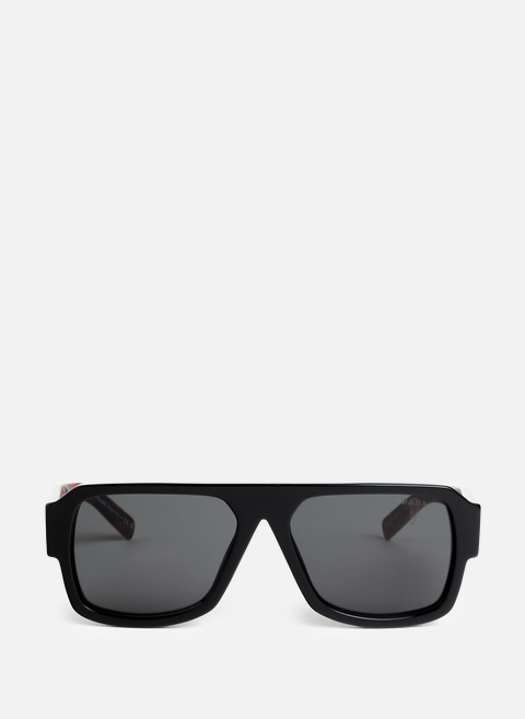 Prada رمز النظارات الشمسية السوداءPRADA 