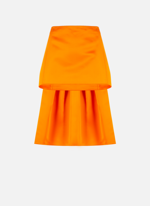 OrangePRADA silk satin mini skirt 