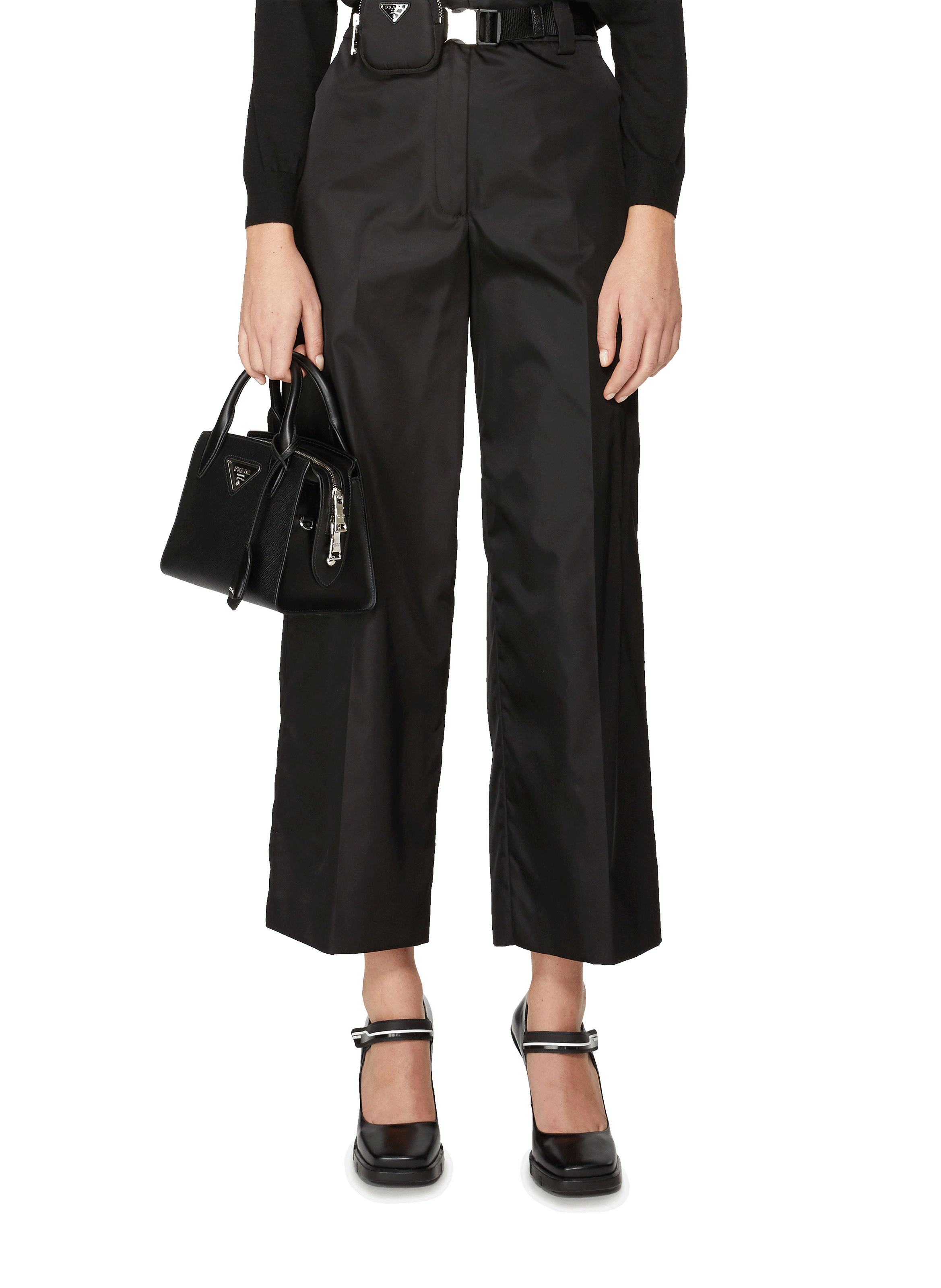 PRADA Size 36 Black Cotton Blend Zip Fly Dress Pants – Sui Generis Designer  Consignment