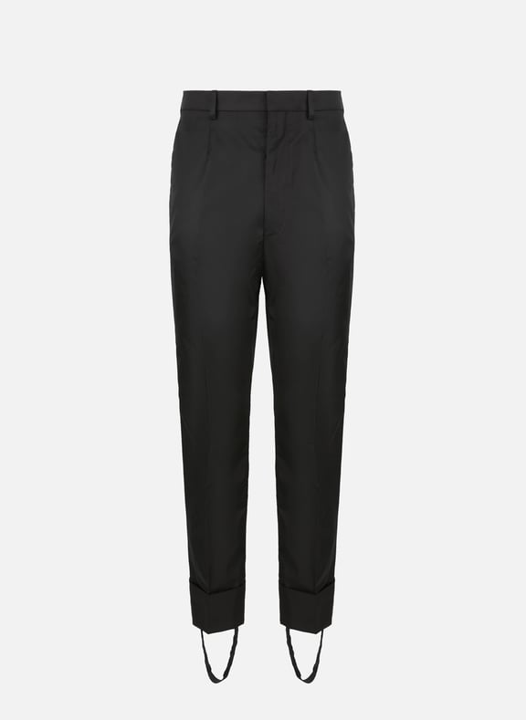 Pantalon en gabardine technique Noir by PRADA PRADA Pantalon en gabardine technique Noir