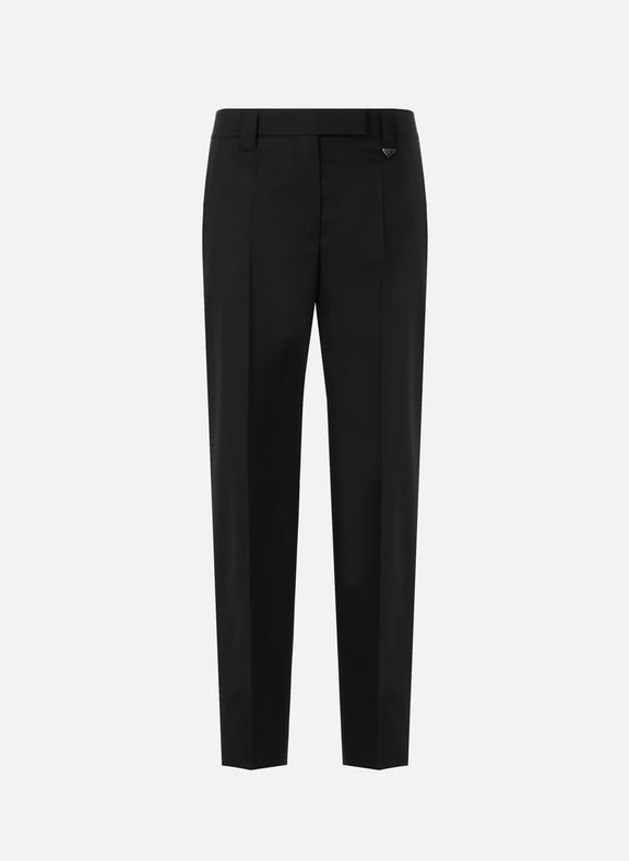 Pantalon en laine Noir by PRADA PRADA Pantalon en laine Noir