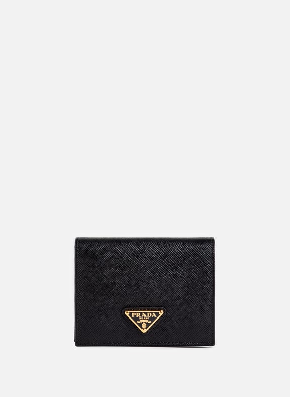 Prada saffiano cuir leather discount wallet