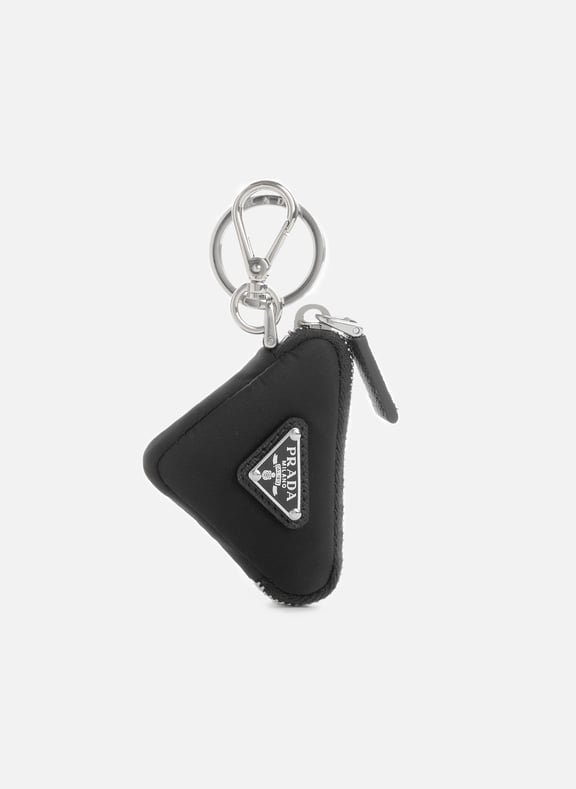 Porte-clés en nylon Noir by PRADA PRADA Porte-clés en nylon Noir