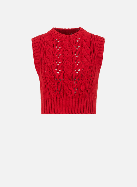 Sleeveless sweater RedPRADA 
